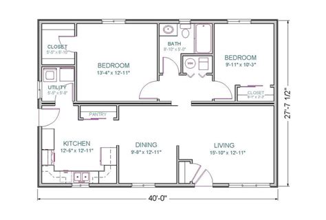 Efficiency and all of activity on this house will run well. 1500 sq ft house plans open floor plan, 2 bedrooms | The ...
