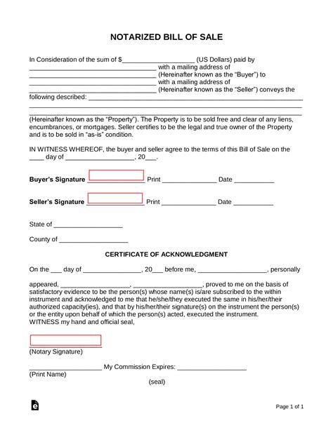 Notary Agreement Template Tutoreorg Master Of Documents