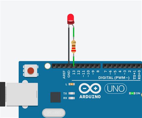 Blink An Led With Arduino In Tinkercad 6 Steps With Pictures