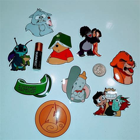 Disney Character Mix Stickers Random Sticker Pack Etsy