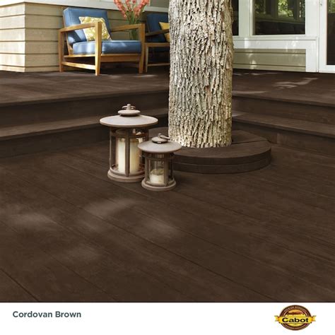 Cabot Cordovan Leather Semi Solid Exterior Wood Stain And Sealer 1