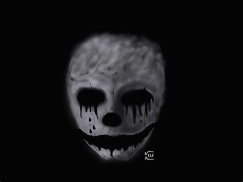 A Creepy Face In The Dark Art By Me Rcreepy