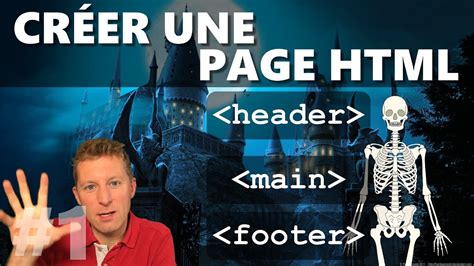 Créer une page HTML (#1)  YouTube