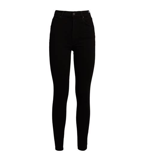 chrissy high rise skinny jeans