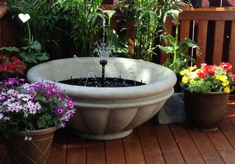 This large water feature is a focal point of a backyard oasis and it. How to build a DIY Solar Water Feature