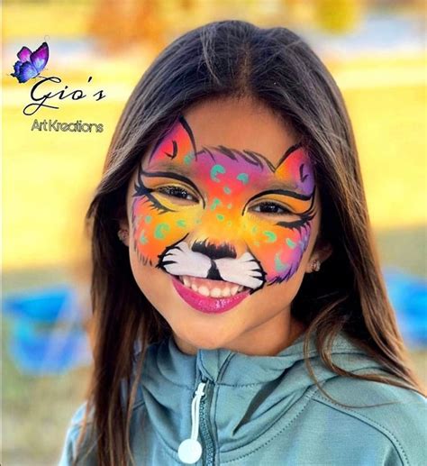Disney Face Painting Body Painting Neon Paint Tiger Face Paints