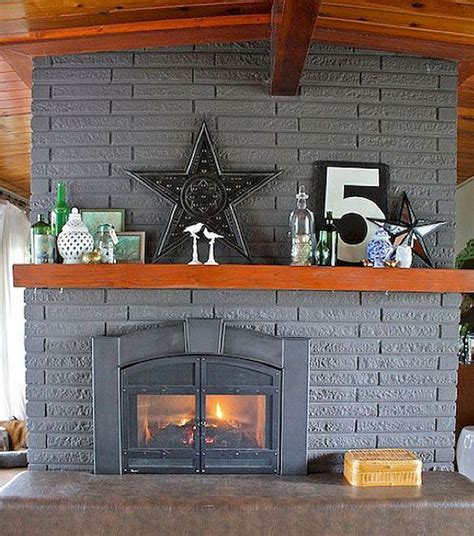 30 Colors For Brick Fireplace