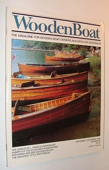 Woodenboat Wooden Boat November December 1983 Number 55 The