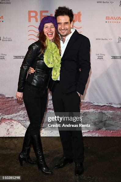 Oliver Mommsen And His Wife Nicola Mommsen Attend The Bavaria Film