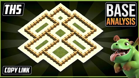 Town Hall 5 War Base Best Max Levels War Base Th5 With Link Anti