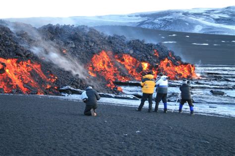 Island Vulkan Eyjafjallajökull 70 Touristen Evakuiert Eyjafjallajökull Alarm Nächste