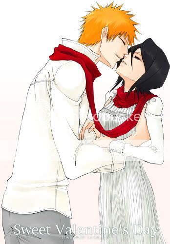 Bleach Ichigo And Rukia Kissing