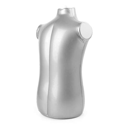 Buy Tomyeus Mannequin Torso Silver Kid Half Body Inflatable Mannequin