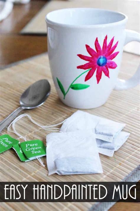 Hand Painted Mugs Easy Diy Mothers Day T Idea