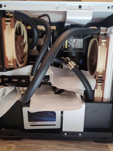 Amd Ryzen Radeon Water Cooled In A Nzxt H210 Using Optimus Signature