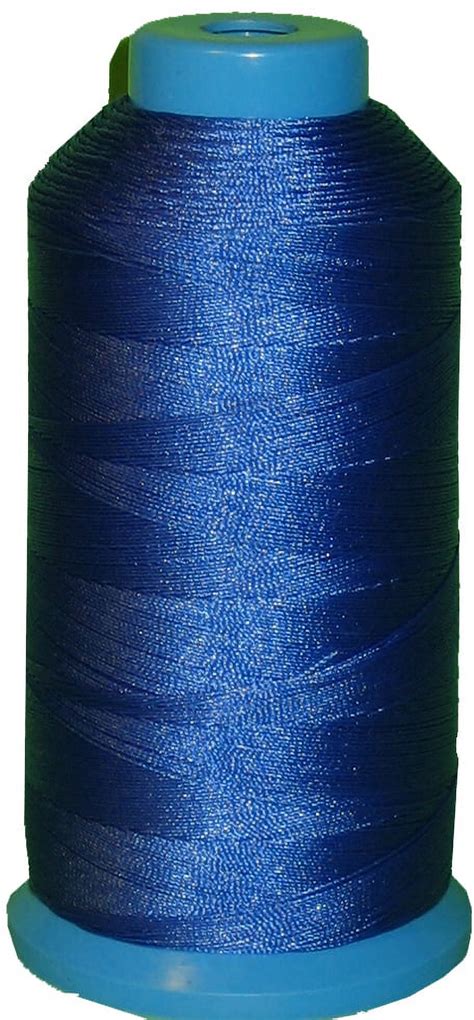 Royal Blue Bonded Nylon Sewing Thread T70 69 1500 Yard For Outdoor