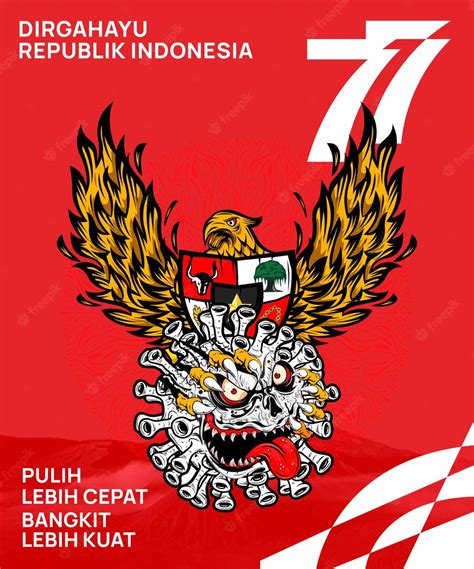 Premium Vector Hari Kemerdekaan Indonesia