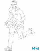 Pogba Reus Ronaldo Maillot Colorier Gardien Tiago Messi Dybala Fußballspieler Colouringpage Hellokids Goalie Smlf Livorno Fußball Joueur sketch template