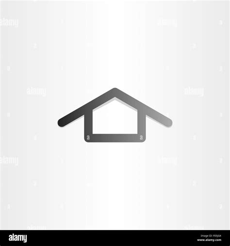Black House Icon Vector Design Element Stock Vector Image And Art Alamy