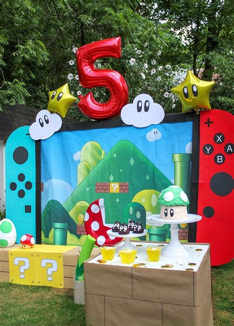 Eastons Super Mario Birthday Party Nintendo Birthday Party Mario Bros