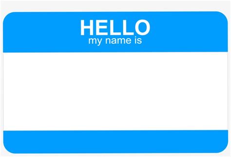 Hello My Name Is Tag Png Banner Transparent Hello My Name Is Png