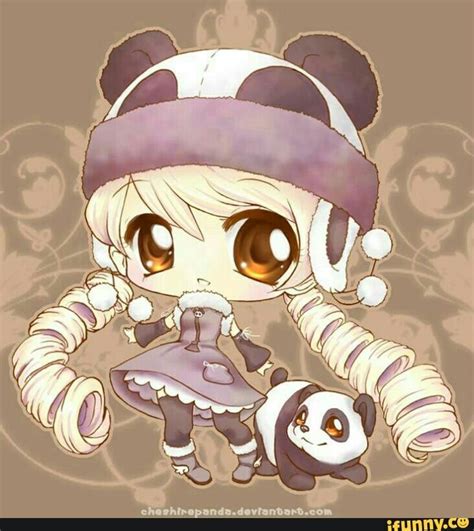 Panda Girl Chibi Kawaii Chibi Anime Chibi
