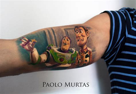 Buzz Lightyear And Woody Tattoo Best Tattoo Design Ideas