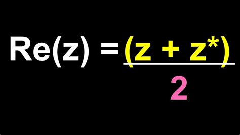 Rezzzbar2 Getting The Real Part Of A Complex Number Youtube