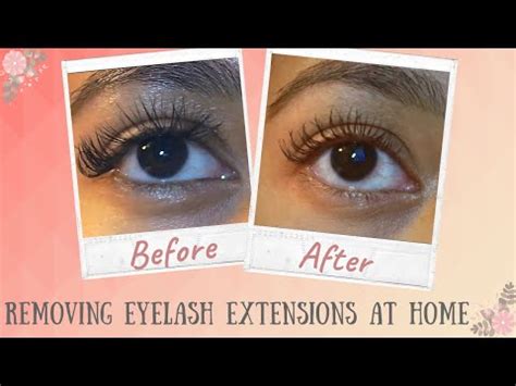 Here's a video on how i removed my eyelash extensions at home! Removing Eyelash Extensions at Home| COCONUT OIL - YouTube