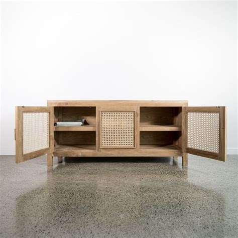 Rattan Tv Cabinet Dining Room Spaces Tv Cabinets Rattan