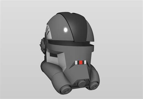 Echo Helmet From The Bad Batch 3d Printable File Stl Etsy