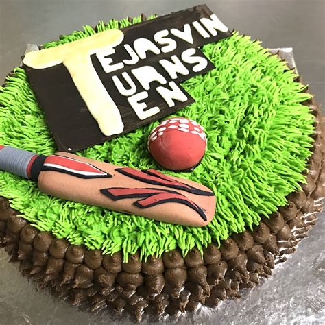 Cricket Bat And Ball Cake Addicted
