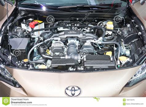 Toyota Gt86 Engine Editorial Image Image Of International 102172275