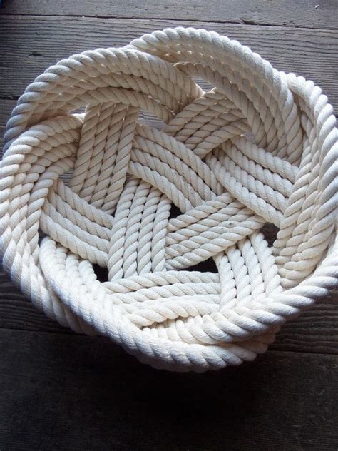 Cotton Rope Bowl Basket By Alaskarugcompany Rope Basket
