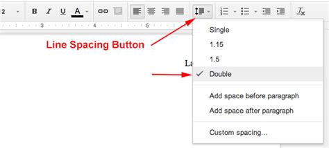 To change the spacing for a subset of a document, follow this process instead: Essay double spaced format