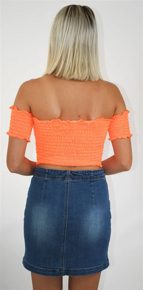 Smocked Tube Top With Sleeves The Campus Colors Boutique