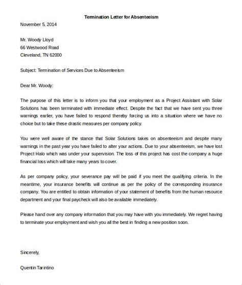 What are the types of employee termination? 11+ Termination of Services Letter Templates - PDF, DOC ...