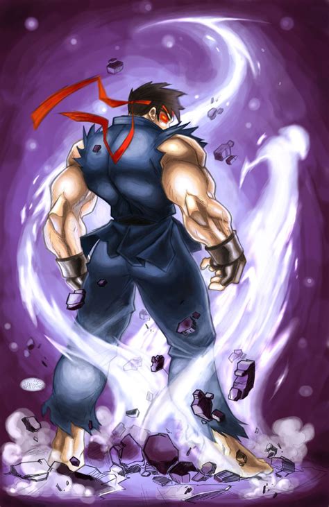 Finished Evil Ryu By Onelousycat On Deviantart