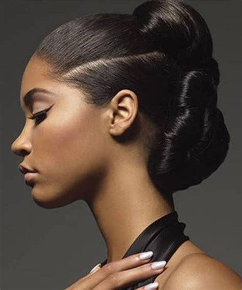 Black Updo Hairstyles For Wedding African American Bride Hairstyles