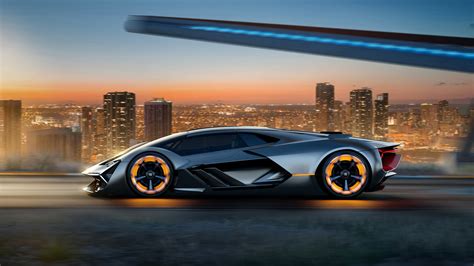 Lamborghini Terzo Millennio EV Supercar 4K 3 Wallpaper | HD Car