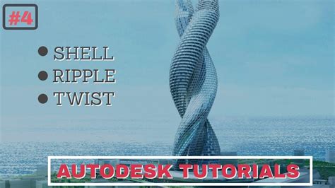 4 ~ Shell Ripple Twist Modifiers In 3ds Max Youtube