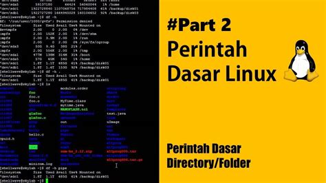 Perintahdasarlinux Perintah Dasar Directory Folder Linux Indonesia Linux Pemula