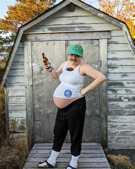 Times Pregnant Women Used Their Baby Bumps To Nail Halloween Bored