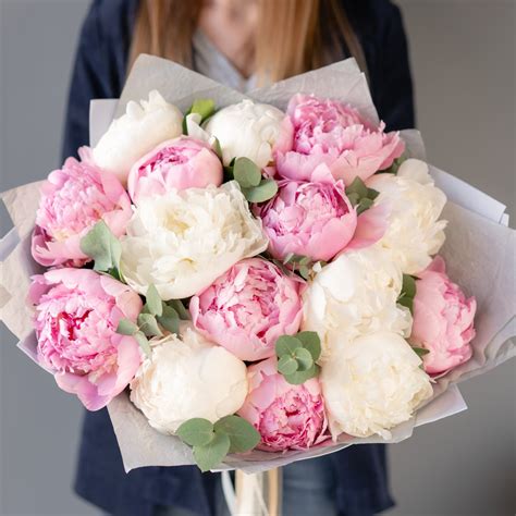White And Pink Peonies Mix Infinite Monte Carlo