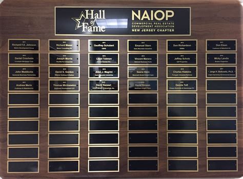 Naiop New Jersey Presidents Awards And Hall Of Fame