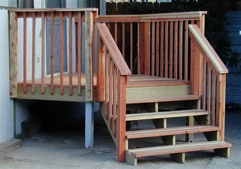 A newel post, for instance, or into a stud located. Deck Stair Railing Post Attachment | Home Design Ideas