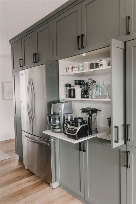 Maximizing Your Kitchen Space With An Appliance Garage Cabinet Home