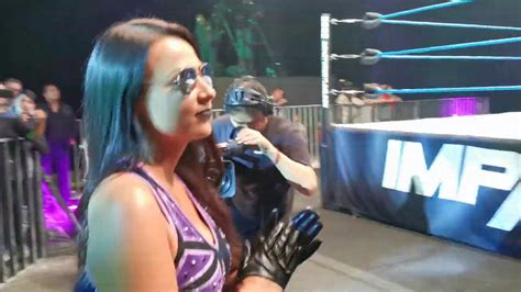 Tenille Dashwood Entrada Impact Wrestling En México Agosto 2019
