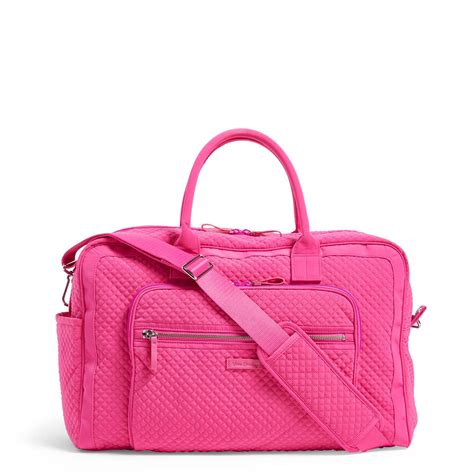 Vera Bradley Synthetic Iconic Weekender Travel Bag In Pink Lyst