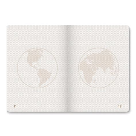 Premium Vector Realistic Passport Blank Pages For Stamps Empty